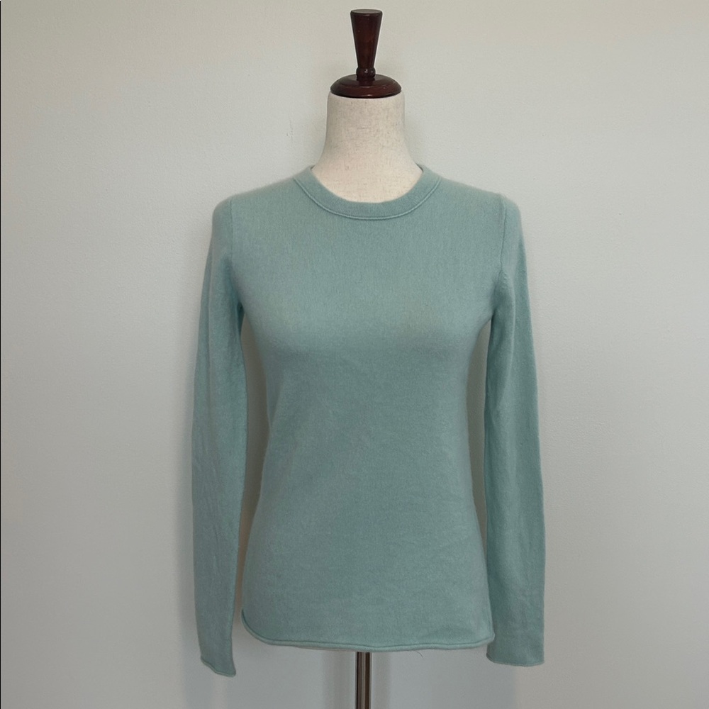 J. Crew Light Teal Crewneck Sweater